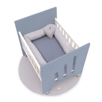 Berceau de cododo (5en1) avec roues 60x80 cm bleu · Omni Uno Blue denim