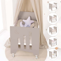 Co-sleeping crib (5in1) with wheels 60x80 cm beige · Omni Uno Arena