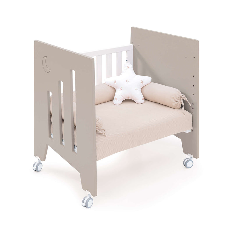 Co-sleeping crib (5in1) with wheels 60x80 cm beige · Omni Uno Arena