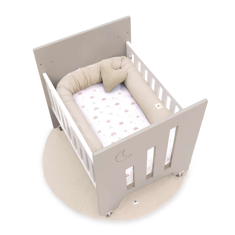 Co-sleeping crib (5in1) with wheels 60x80 cm beige · Omni Uno Arena