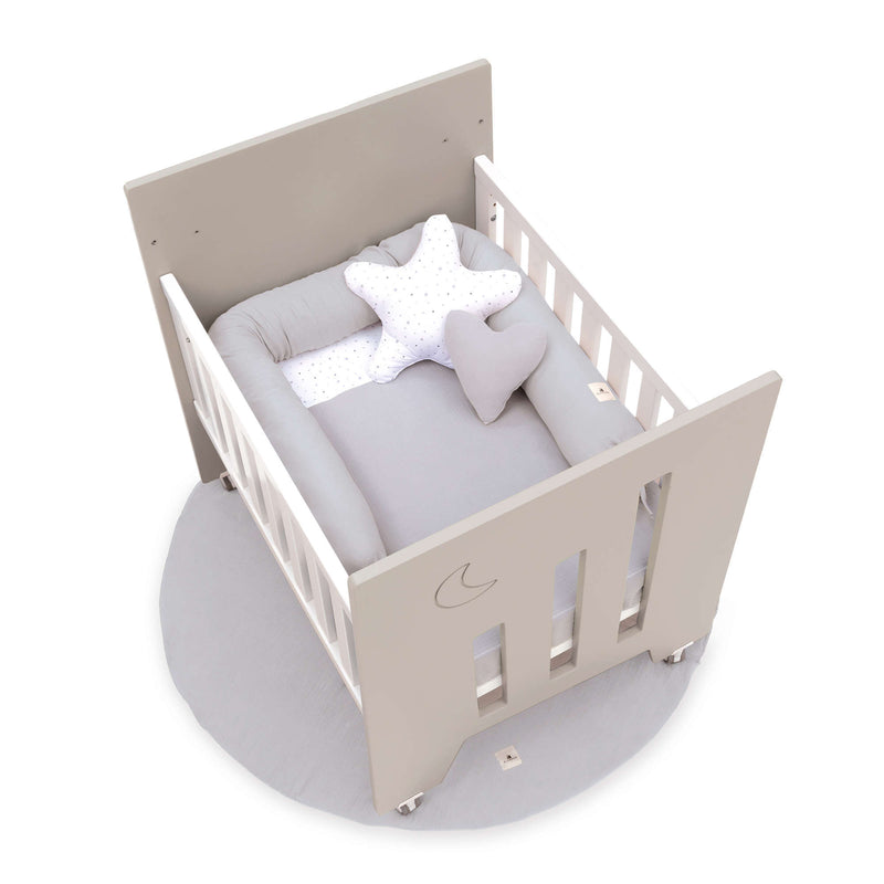 Co-sleeping crib (5in1) with wheels 60x80 cm beige · Omni Uno Arena