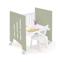 Berceau cododo (5en1) avec roues 60x80 cm vert-olive · Omni Uno Erba