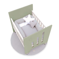 Berceau cododo (5en1) avec roues 60x80 cm vert-olive · Omni Uno Erba