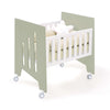 Berceau cododo (5en1) avec roues 60x80 cm vert-olive · Omni Uno Erba