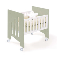 Berceau cododo (5en1) avec roues 60x80 cm vert-olive · Omni Uno Erba