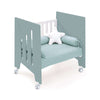Co-sleeping crib (5in1) with wheels 60x80 cm green · Omni Uno Eucalyptus