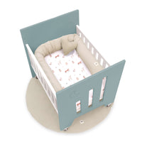 Co-sleeping crib (5in1) with wheels 60x80 cm green · Omni Uno Eucalyptus