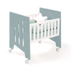 Co-sleeping crib (5in1) with wheels 60x80 cm green · Omni Uno Eucalyptus