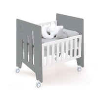Co-sleeping crib (5in1) with wheels 60x80 cm anthracite · Omni Uno Antracita