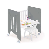 Co-sleeping crib (5in1) with wheels 60x80 cm anthracite · Omni Uno Antracita