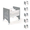Co-sleeping crib (5in1) with wheels 60x80 cm anthracite · Omni Uno Antracita