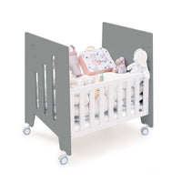 Co-sleeping crib (5in1) with wheels 60x80 cm anthracite · Omni Uno Antracita