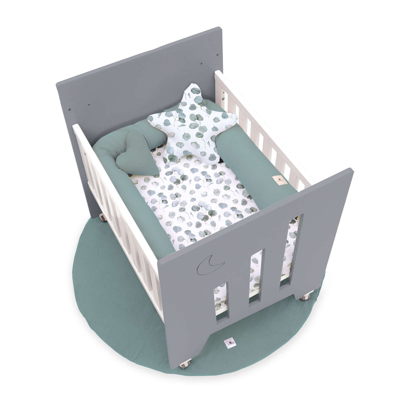 Co-sleeping crib (5in1) with wheels 60x80 cm anthracite · Omni Uno Antracita