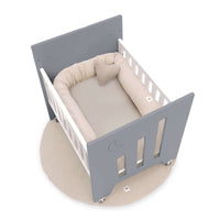 Co-sleeping crib (5in1) with wheels 60x80 cm anthracite · Omni Uno Antracita