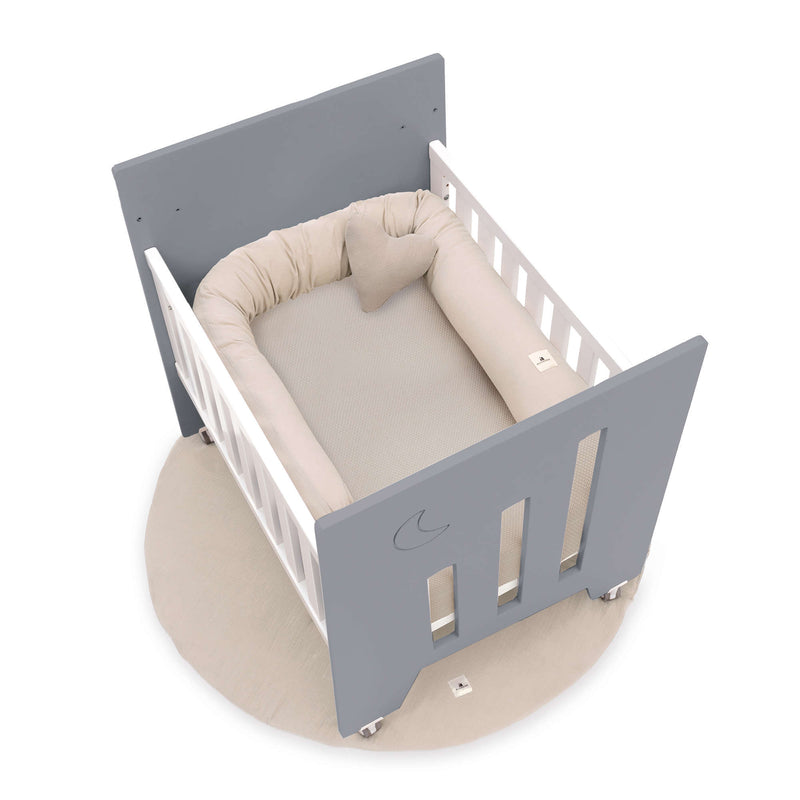 Co-sleeping crib (5in1) with wheels 60x80 cm anthracite · Omni Uno Antracita