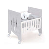 Co-sleeping crib (5in1) with wheels 60x80 cm grey · Omni Uno Grey