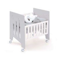 Co-sleeping crib (5in1) with wheels 60x80 cm grey · Omni Uno Grey