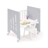 Co-sleeping crib (5in1) with wheels 60x80 cm grey · Omni Uno Grey