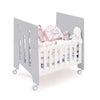 Co-sleeping crib (5in1) with wheels 60x80 cm grey · Omni Uno Grey