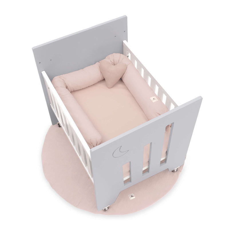 Co-sleeping crib (5in1) with wheels 60x80 cm grey · Omni Uno Grey