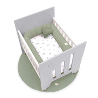 Co-sleeping crib (5in1) with wheels 60x80 cm grey · Omni Uno Grey