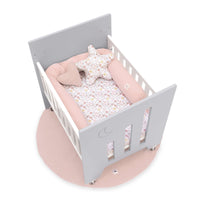 Co-sleeping crib (5in1) with wheels 60x80 cm grey · Omni Uno Grey