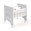 Co-sleeping crib (5in1) with wheels 60x80 cm grey · Omni Uno Grey