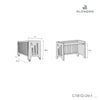 Kit conversion de berceau 60x80 cm à lit bébé 60x120 cm blanc