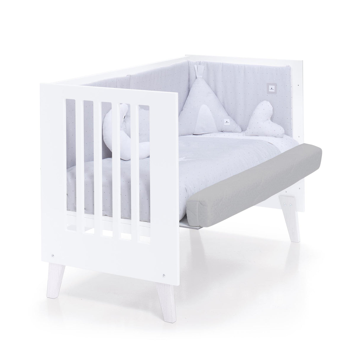 Cuna sidecar de 60x120cm para practicar colecho