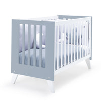 Mini berço e berço todo en uno (7em1) branco/azul · Nexo Tre Blu denim