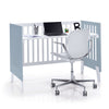 Mini berço e berço todo en uno (7em1) branco/azul · Nexo Tre Blu denim