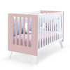 Mini berço e berço todo en uno (7em1) branco/rosa claro · Nexo Tre Flamingo