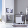 Mini berço e berço todo en uno (7em1) branco/antracite · Nexo Tre Antracita