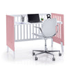 Mini berço e berço todo en uno (7em1) branco/rosa · Nexo Tre Quarzo