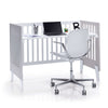 Mini berço e berço todo en uno (7em1) branco/cinzento · Nexo Tre Grey