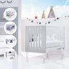 Beistellbett 60x120 cm (4in1) weiss/grau · Nexo Due Grey
