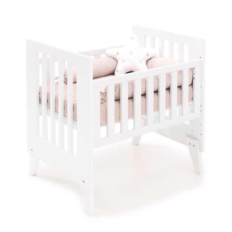 Conversion kit from cot 60x120 cm to crib 60x80 cm white