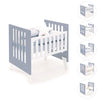 Berceau 60x80 cm pour cododo (5en1) blanc/bleu · Nexo Uno Blu denim