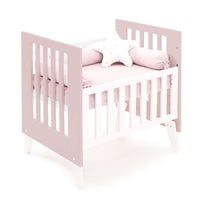 Berceau 60x80 cm pour cododo (5en1) blanc/rose clair · Nexo Uno Flamingo