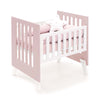 Berceau 60x80 cm pour cododo (5en1) blanc/rose clair · Nexo Uno Flamingo