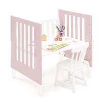 Berceau 60x80 cm pour cododo (5en1) blanc/rose clair · Nexo Uno Flamingo