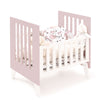 Berceau 60x80 cm pour cododo (5en1) blanc/rose clair · Nexo Uno Flamingo