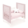 Berceau 60x80 cm pour cododo (5en1) blanc/rose clair · Nexo Uno Flamingo