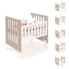 Berceau 60x80 cm pour cododo (5en1) blanc/beige · Nexo Uno Arena