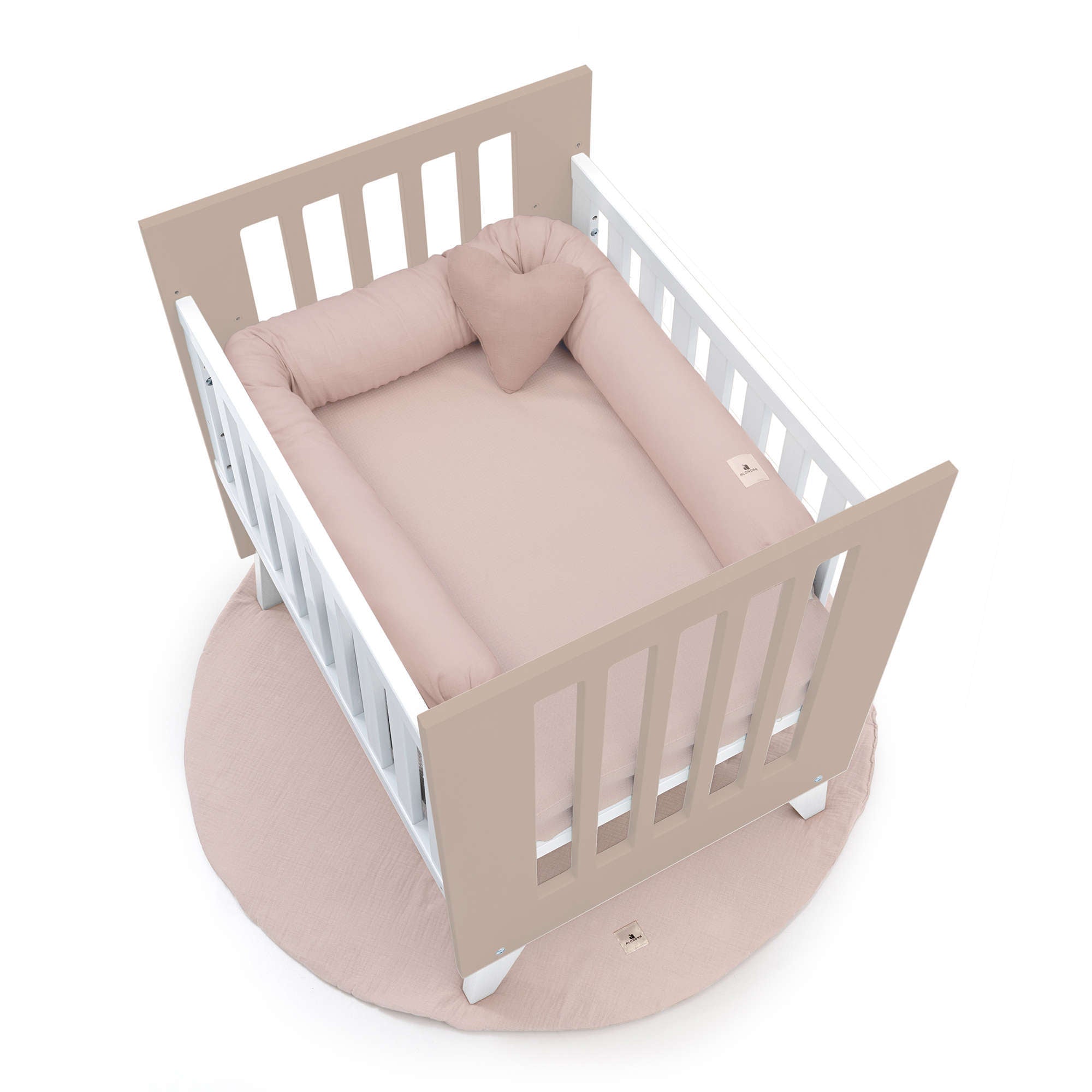 Berceau 60x80 cm pour cododo (5en1) blanc/beige · Nexo Uno Arena