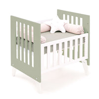 Berceau 60x80 cm pour cododo (5en1) blanc/vert-olive · Nexo Uno Erba