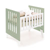 Berceau 60x80 cm pour cododo (5en1) blanc/vert-olive · Nexo Uno Erba