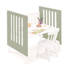 Berceau 60x80 cm pour cododo (5en1) blanc/vert-olive · Nexo Uno Erba