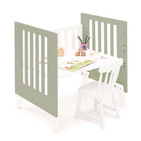 Berceau 60x80 cm pour cododo (5en1) blanc/vert-olive · Nexo Uno Erba