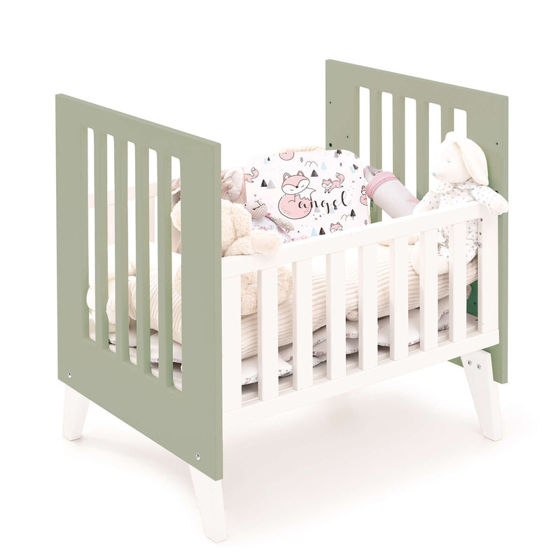 Berceau 60x80 cm pour cododo (5en1) blanc/vert-olive · Nexo Uno Erba